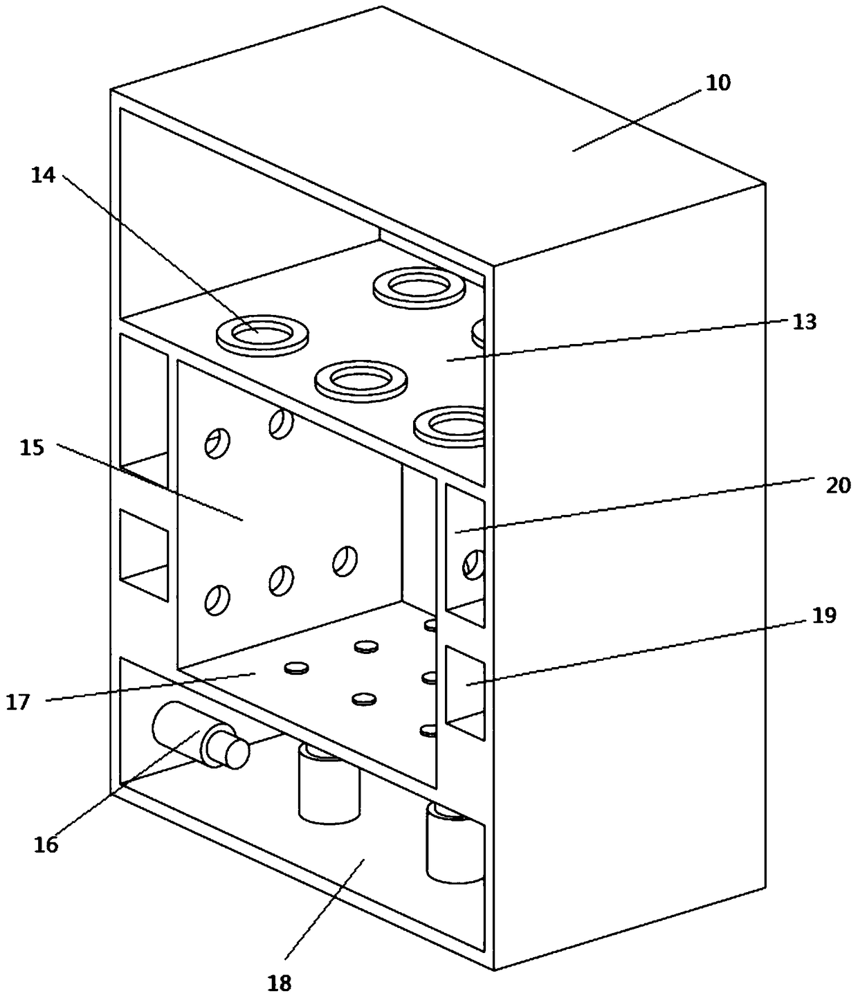 Cell illumination experiment box