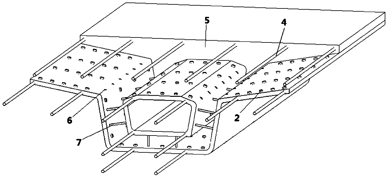 Assembled simply supported box beam structure and manufacturing method of pva fiber cement-based composite material