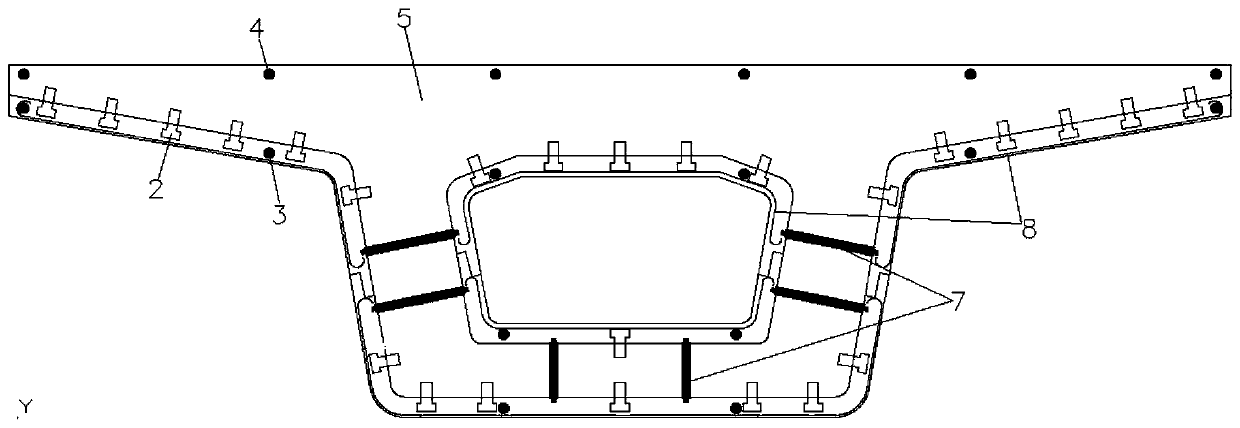 Assembled simply supported box beam structure and manufacturing method of pva fiber cement-based composite material