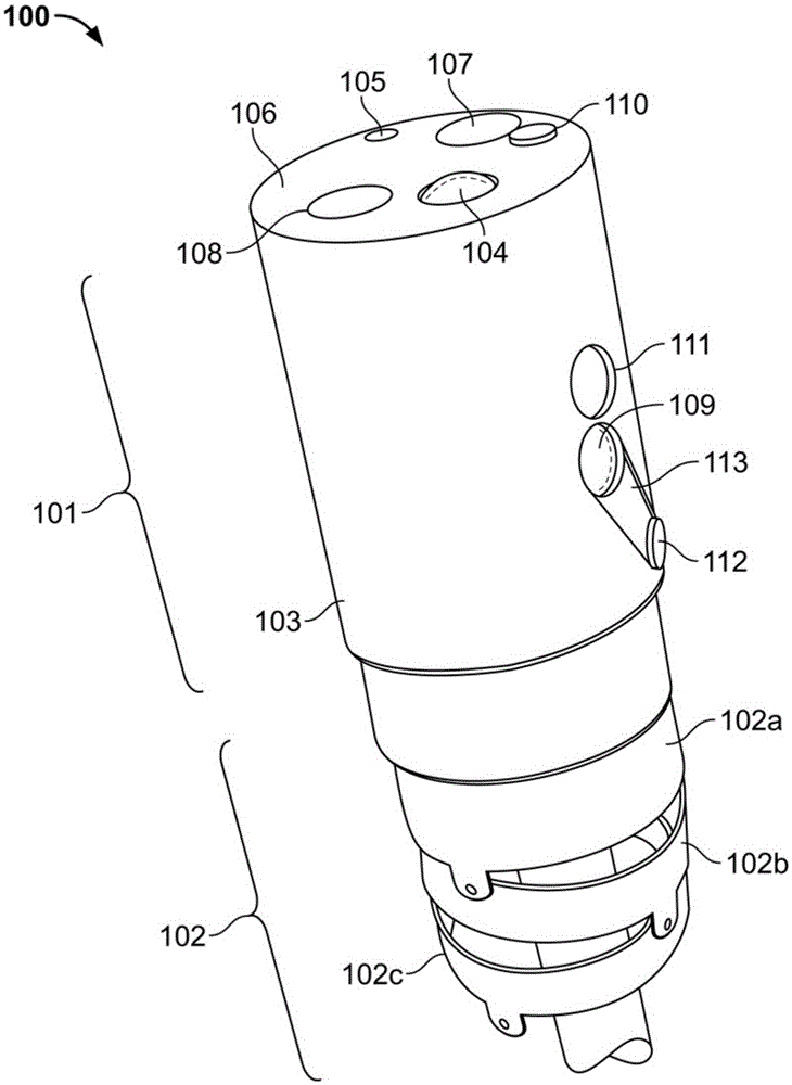 An endoscope tip position visual indicator and heat management system