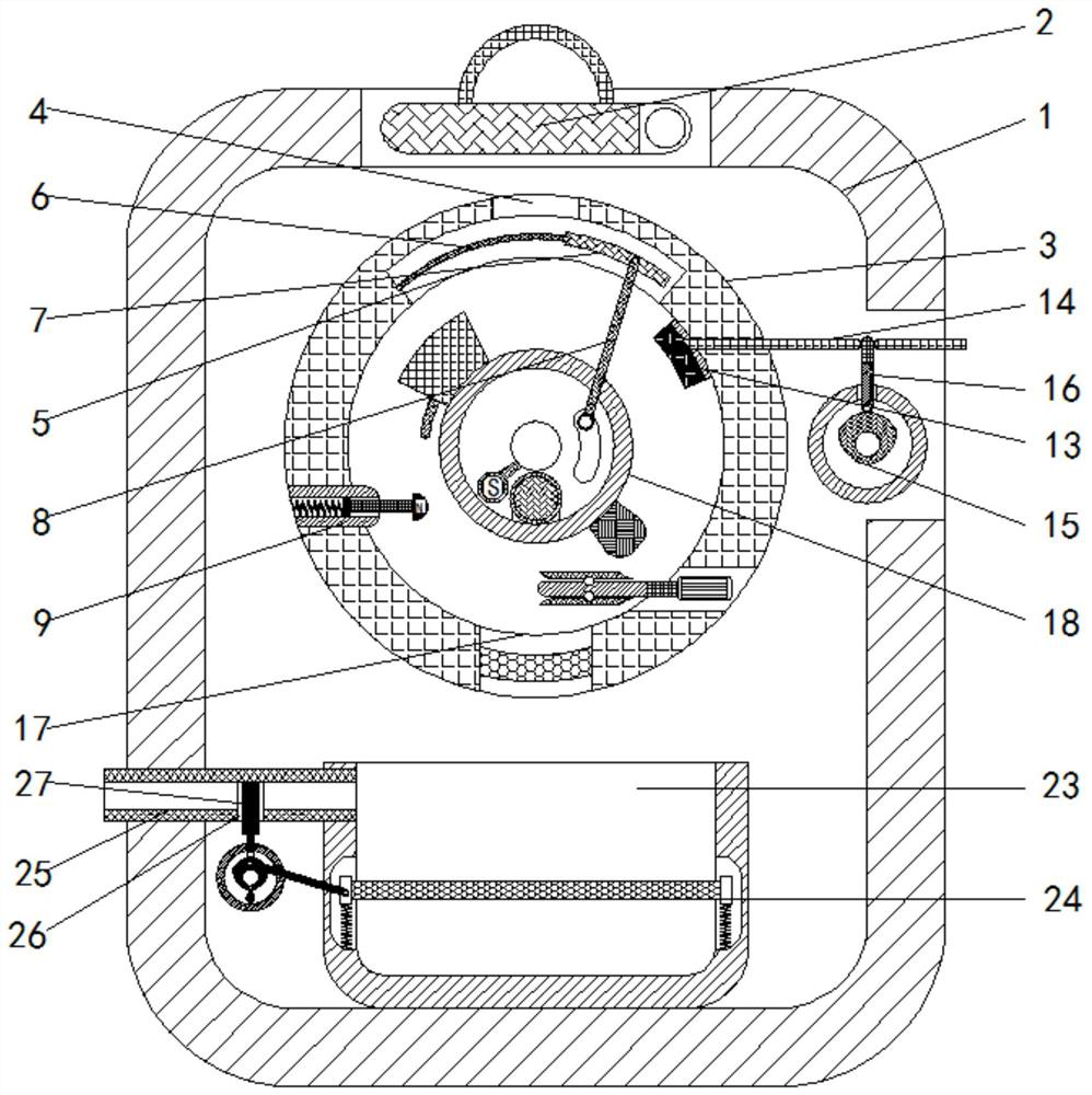 Device facilitating waste plastic bottle shearing and plastic bottle cleaning