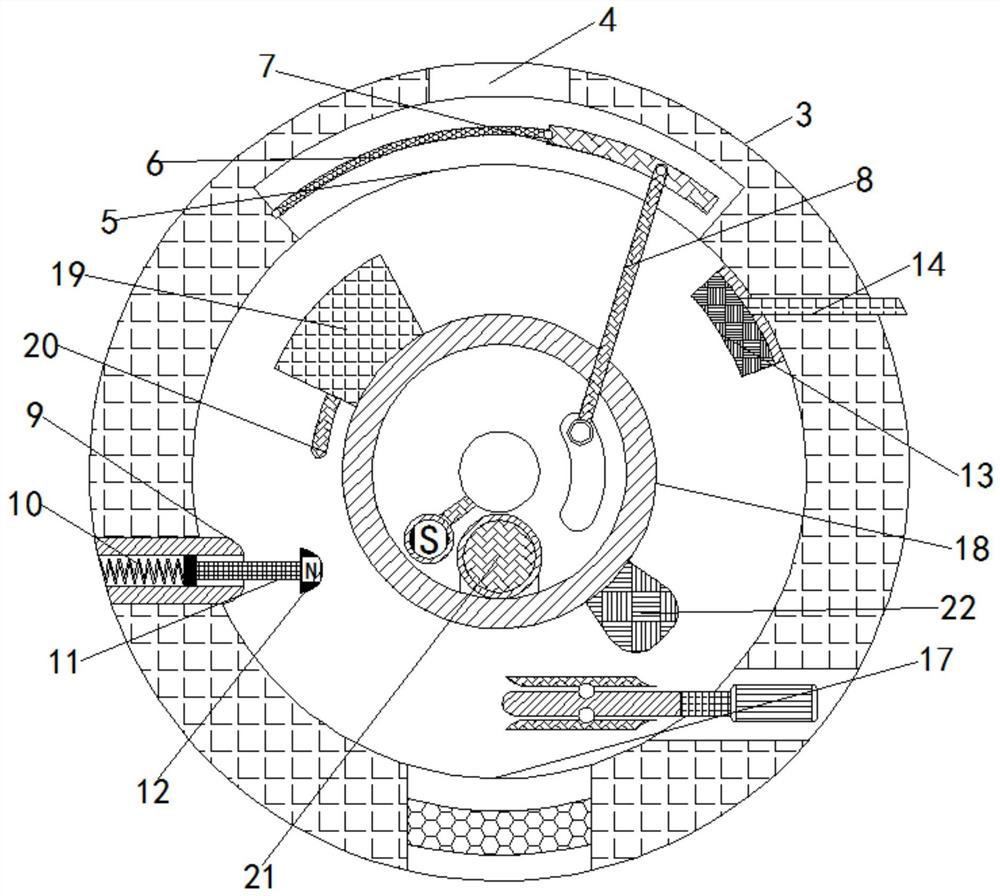 Device facilitating waste plastic bottle shearing and plastic bottle cleaning