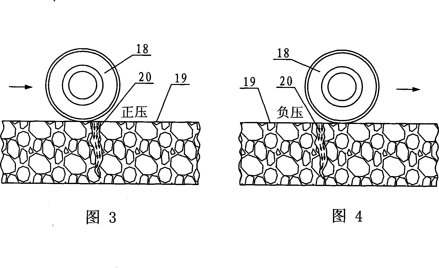 Test device for asphalt mixture resisting moving water scouring