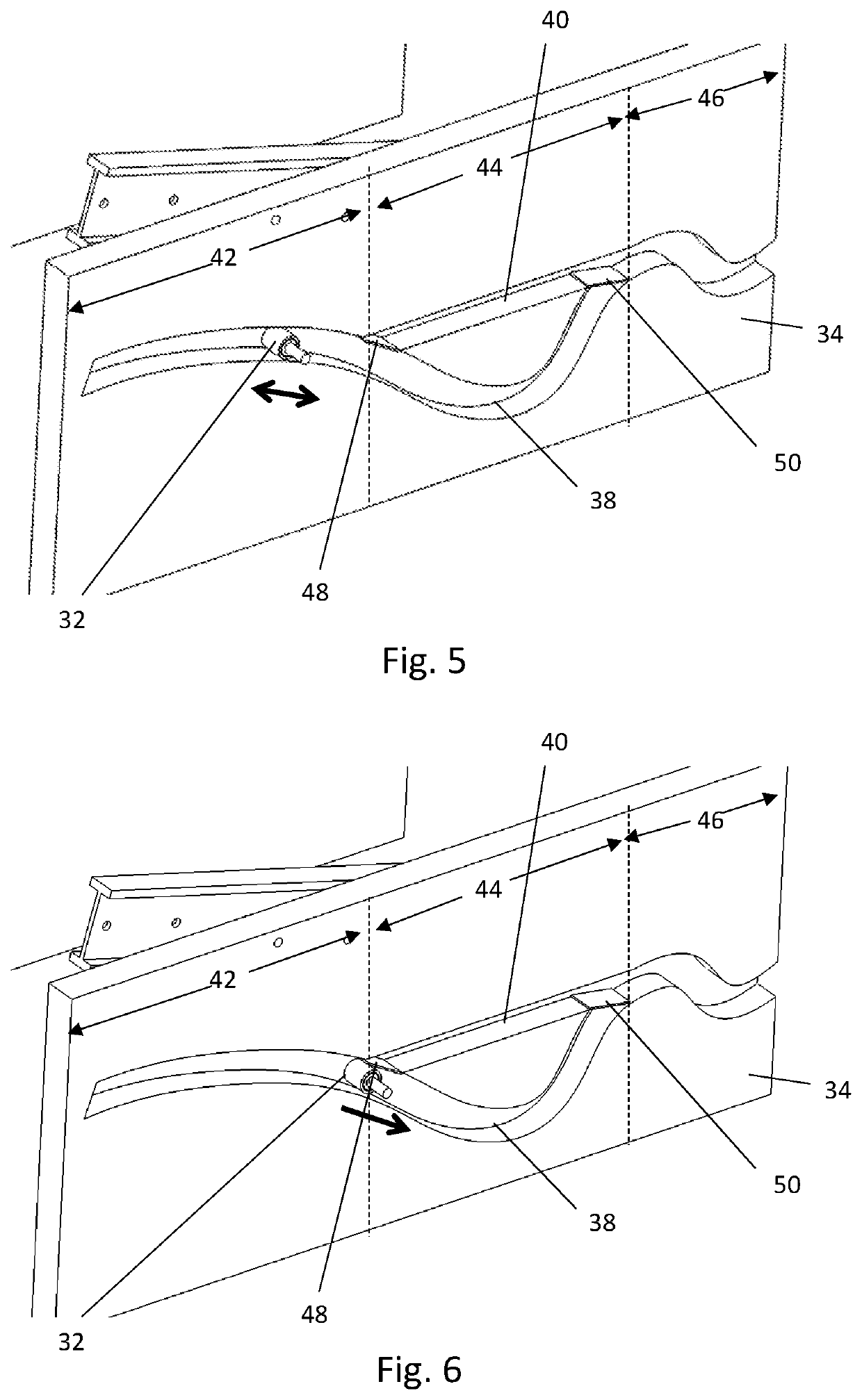 Aircraft seat with mechanism for seat actuation