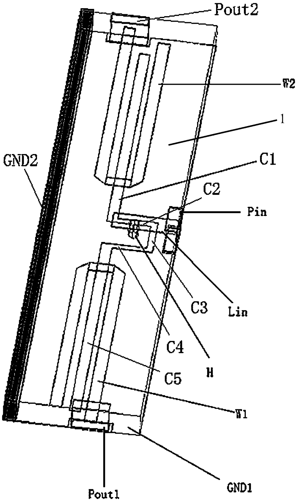 Novel LTCC structure based ultra wide band balun