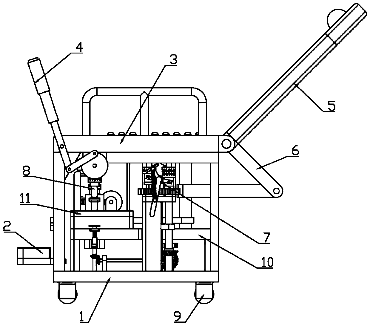 Children auxiliary motion rehabilitation apparatus