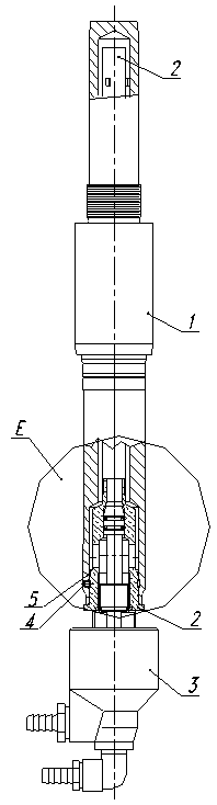 Core fixing cooling radiating system for rotating shaft