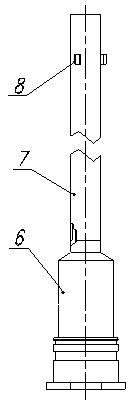 Core fixing cooling radiating system for rotating shaft