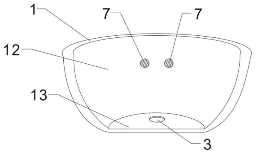 Device and method for inward winding of a fiber web