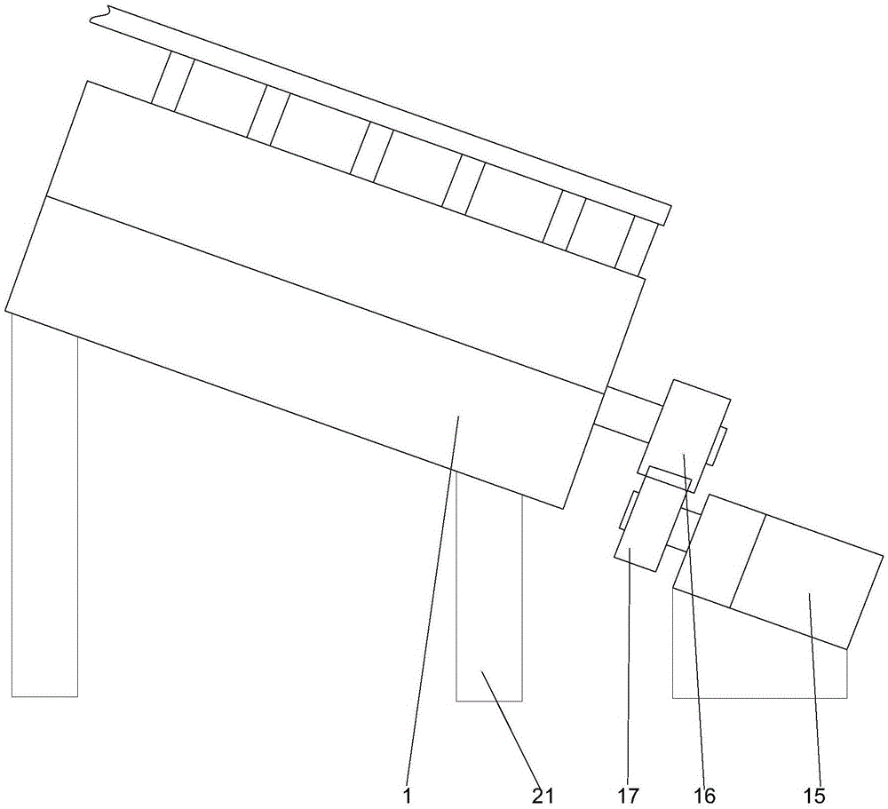 Sewage sand-filtering equipment