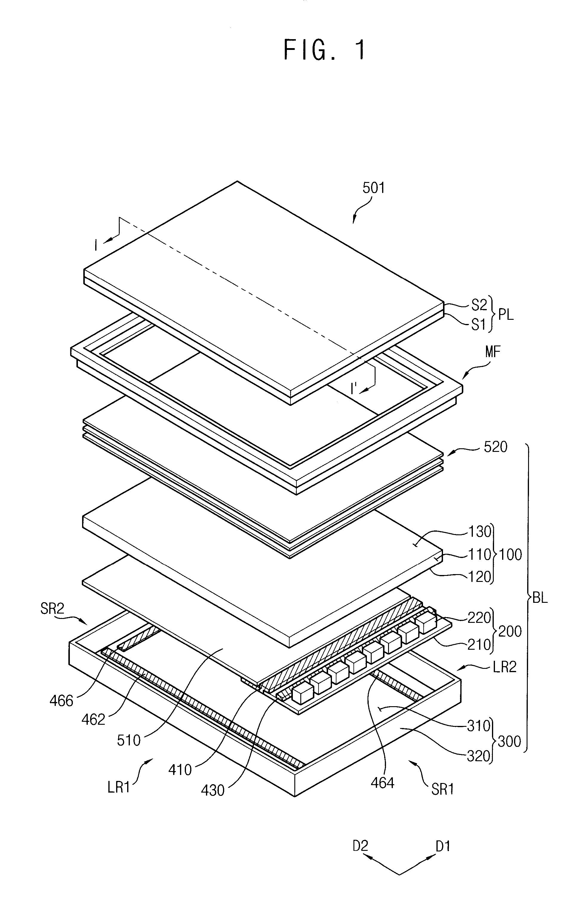 Backlight assembly and method of assembling a backlight assembly