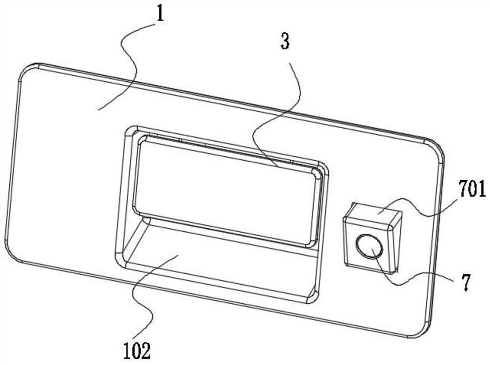 Lightweight tail door buckle