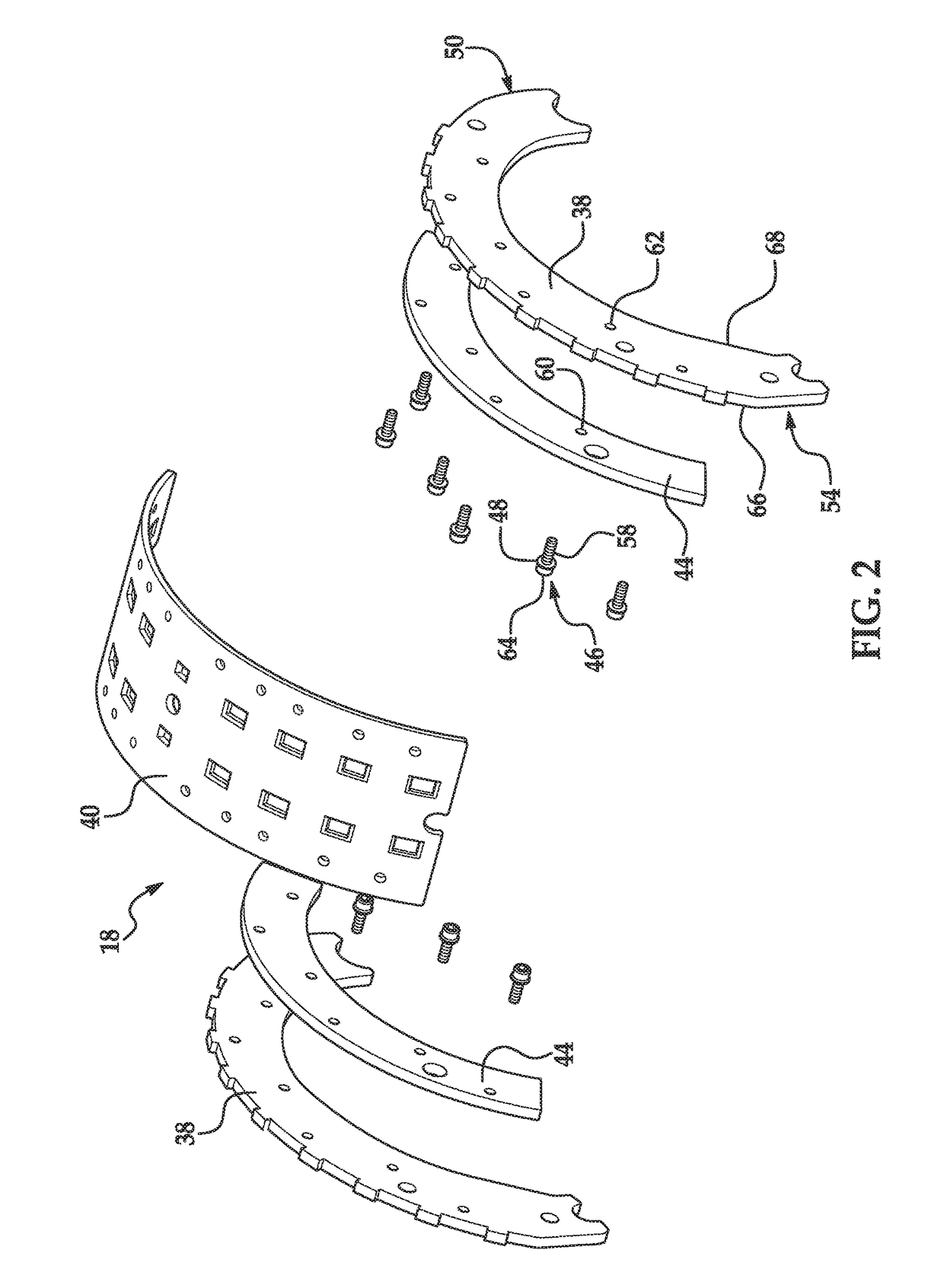 Noise Dampening Brake Shoe for a Drum Brake