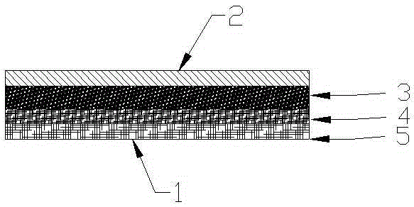 High temperature-resistant regenerated polyester fiber laminated sheet material for engine compartment and preparation method thereof