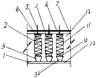 Template sealing equipment for preventing root rot of water conservancy and hydropower engineering retaining wall