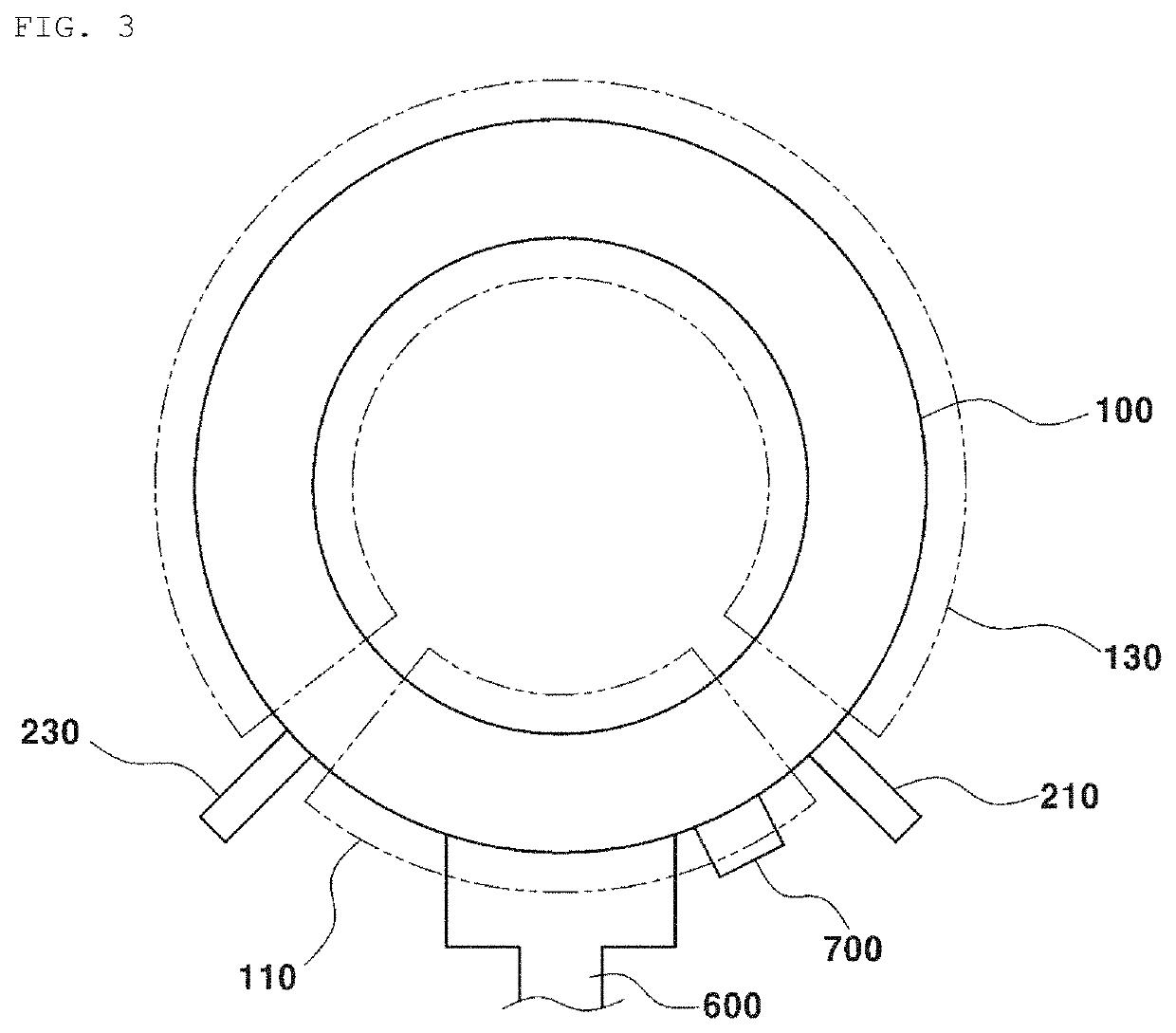 Motor housing with an integrated cooling passage