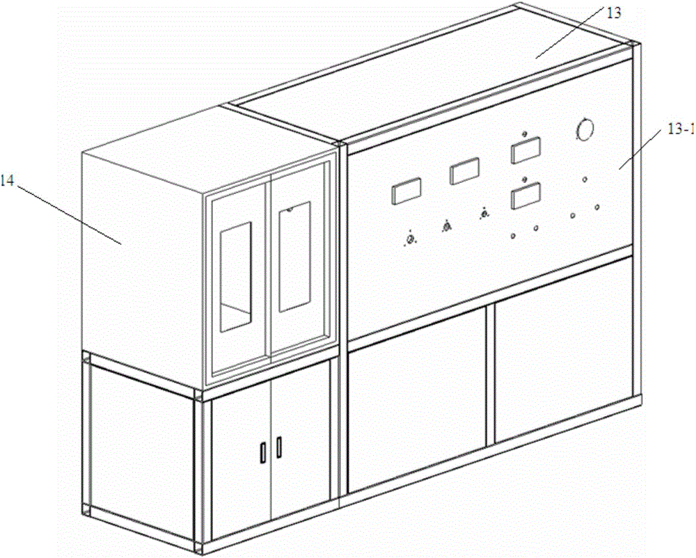 Aero-engine turbine blade air mass flow testing device