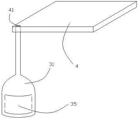 Dining table with stick counting function