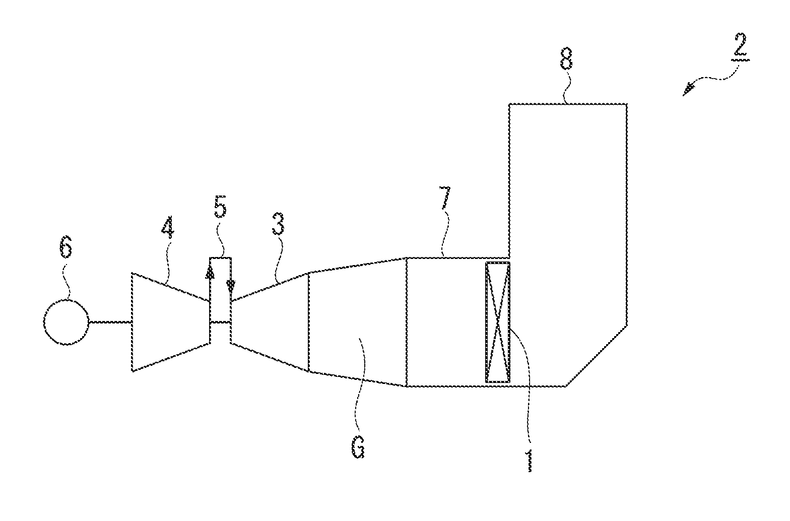 Silencer and rotating machine equipped therewith