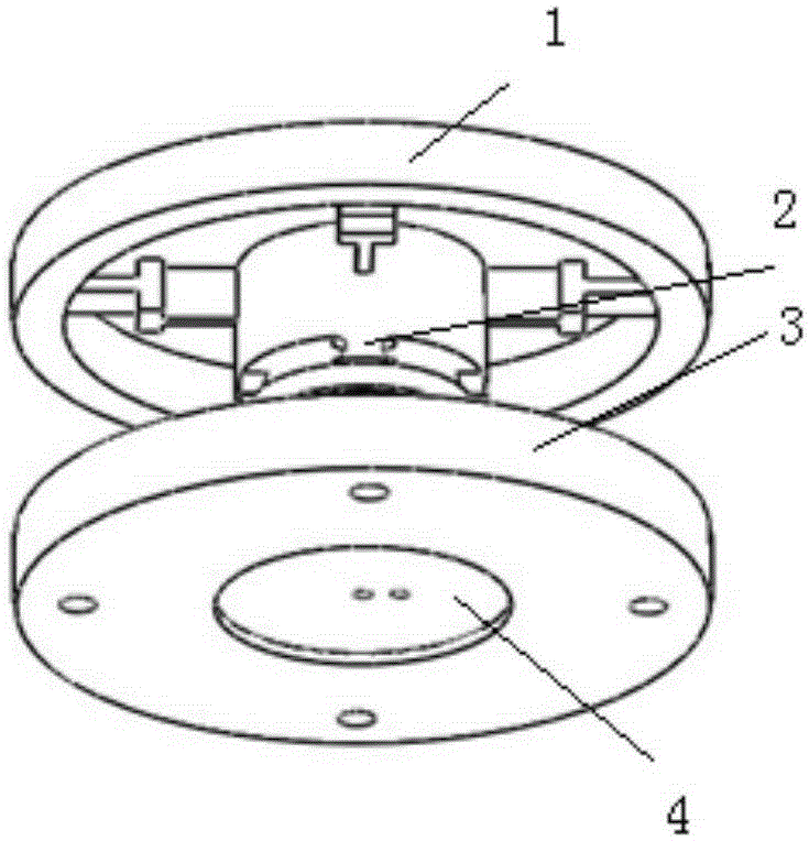 Optical bragg grating six-dimension-force sensor, as well as main body structure and measurement method thereof