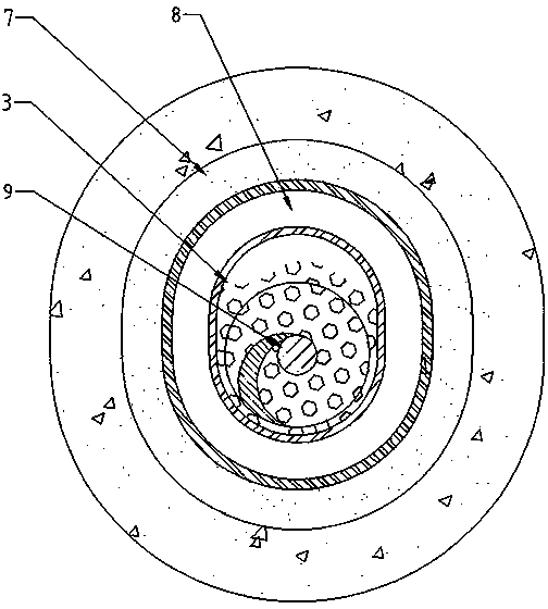 Horizontal-tube carbon intermediate continuous thermal treatment device