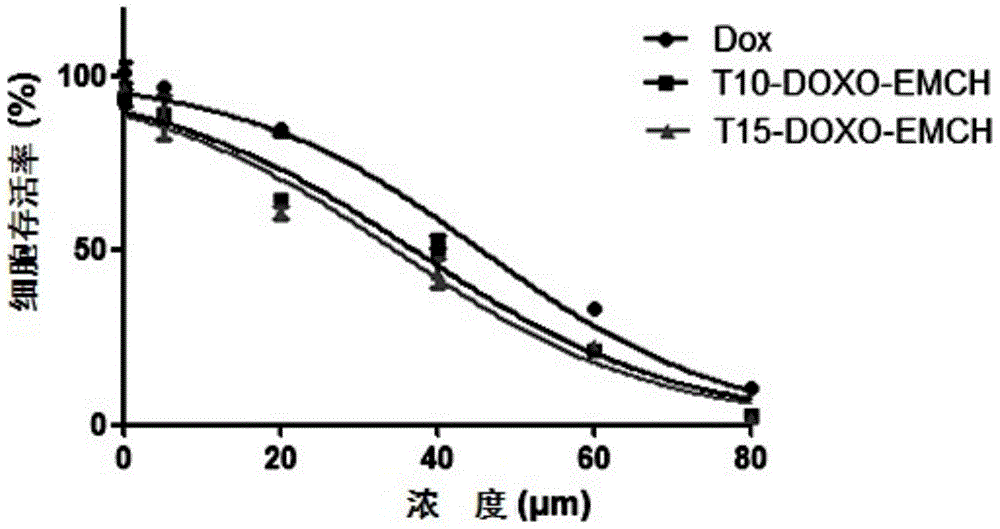 Tumor-targeting polypeptide-doxorubicin derivative and its preparation method and application