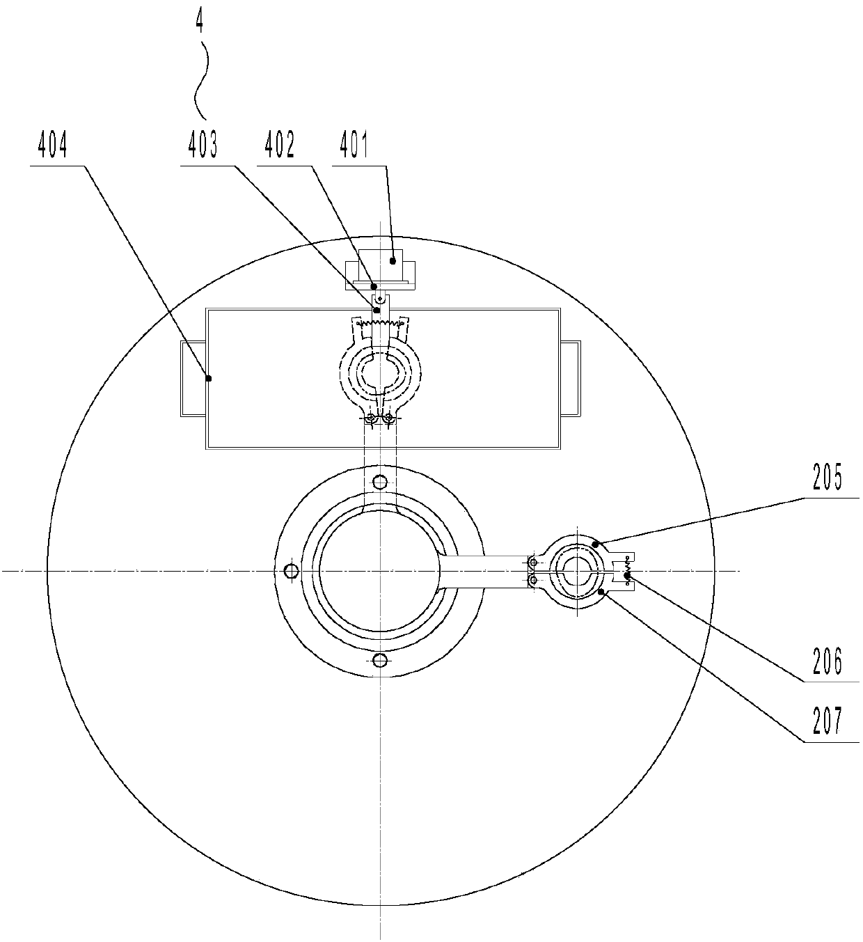 Automatic walnut shell opening device