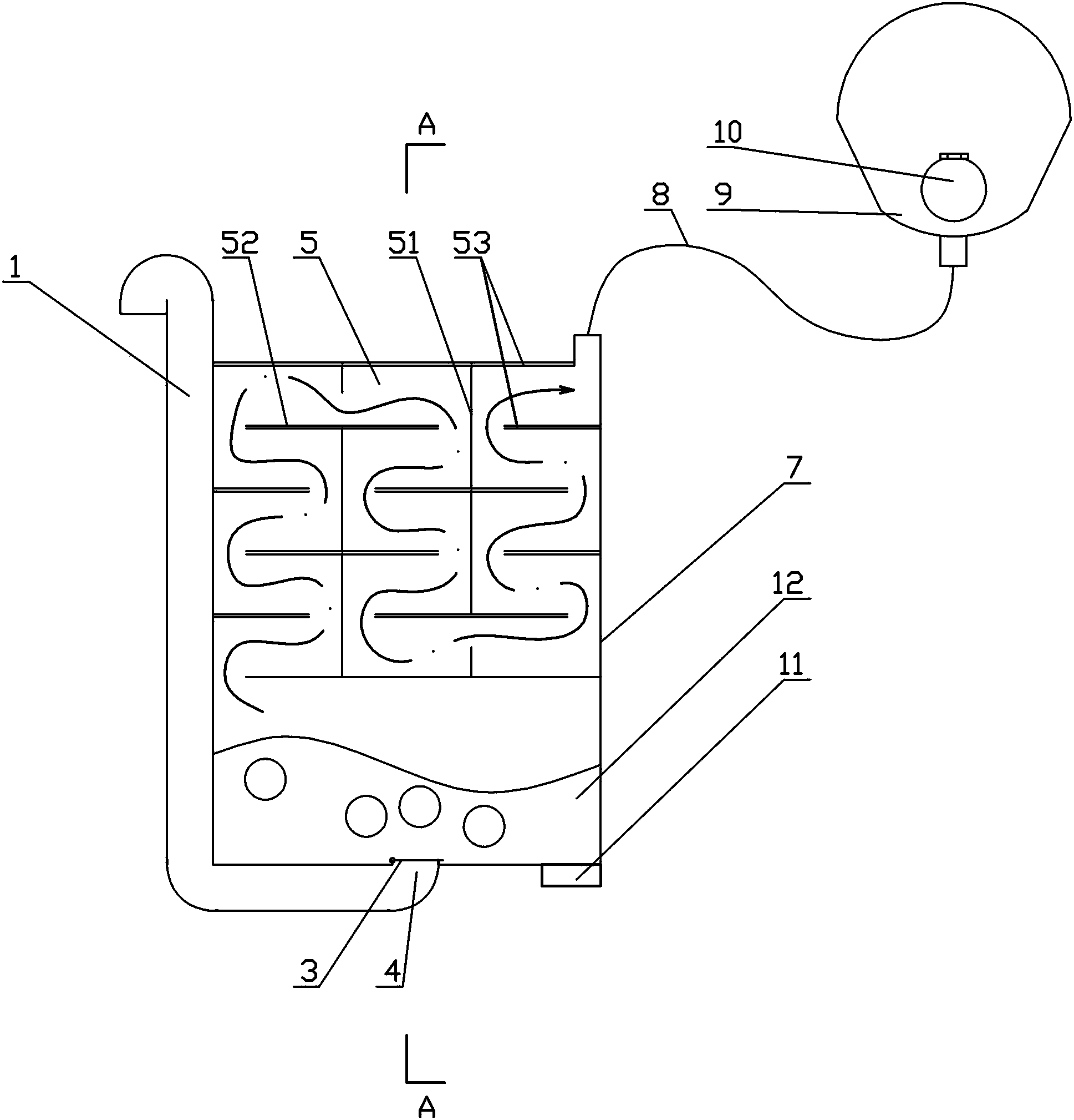 Portable dust removing device