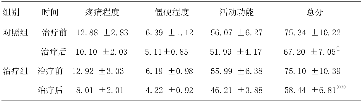 Traditional Chinese medicine composition capable of improving knee joint functions and application of traditional Chinese medicine composition