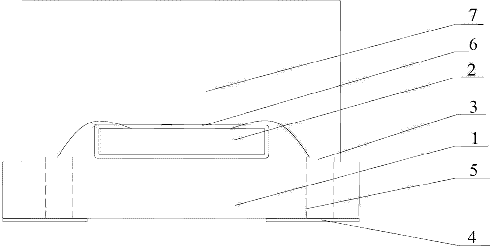 Full-angle luminous LED (light-emitting diode) light source and preparation method thereof