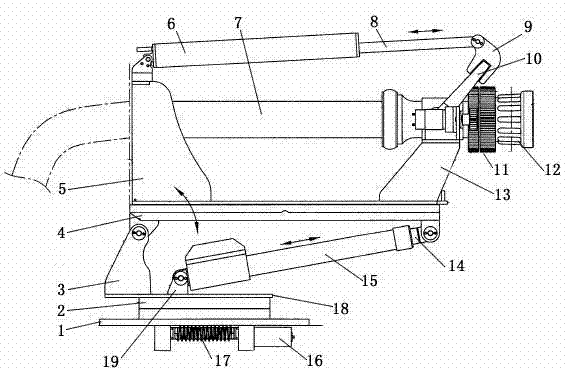 Fire-fighting spray device