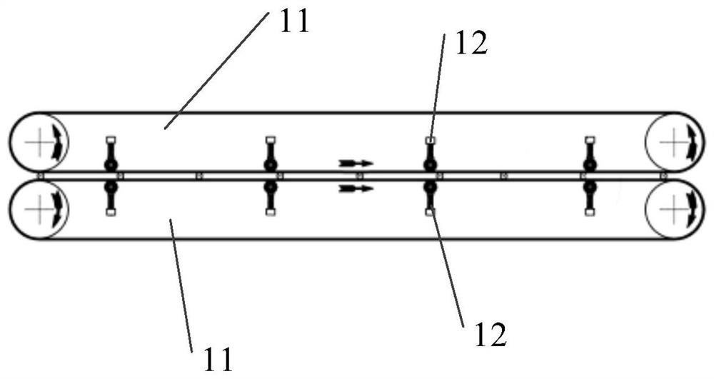 Tobacco leaf stem and leaf separation equipment