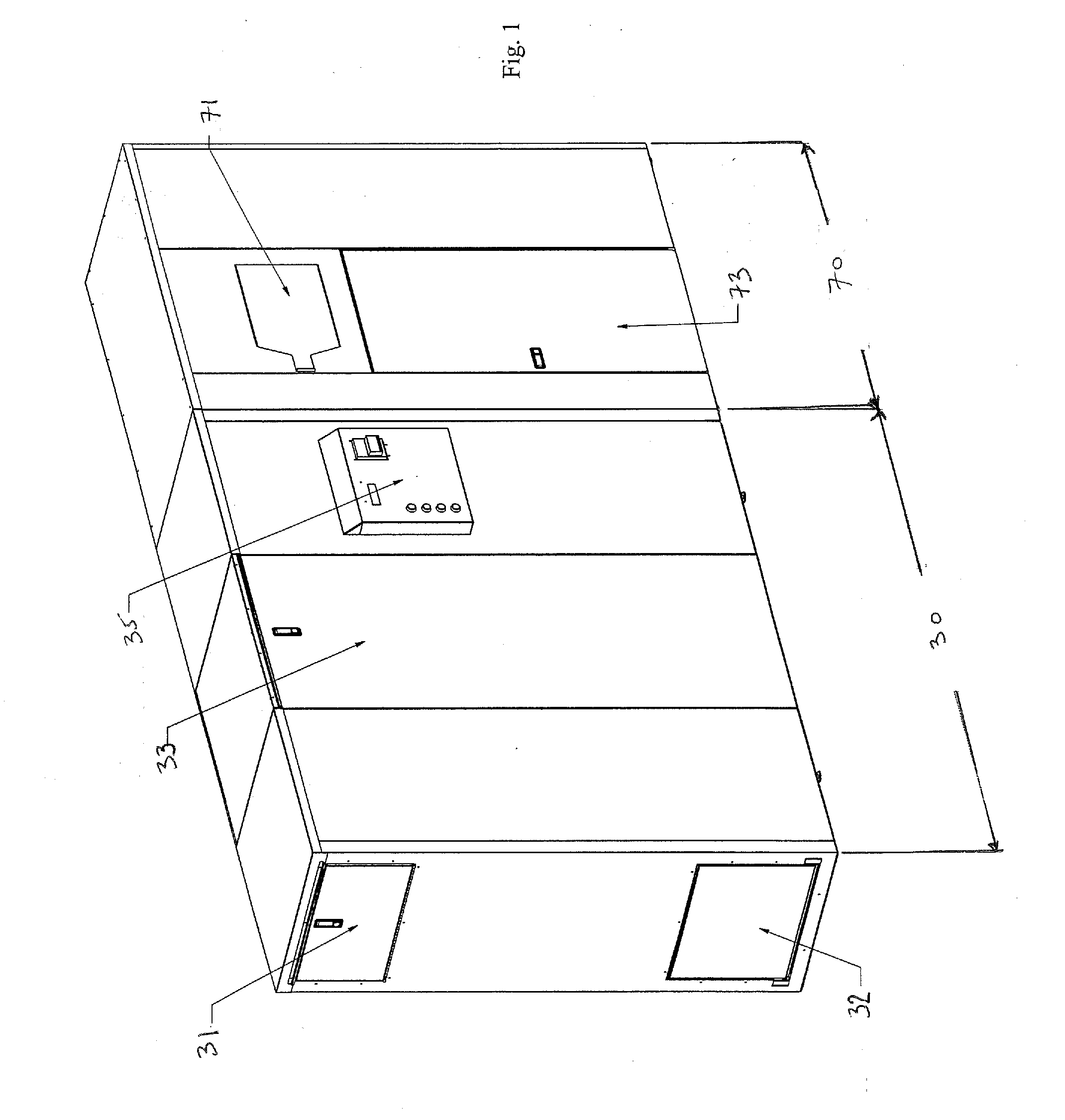 Vending Machine for Large Product Containers