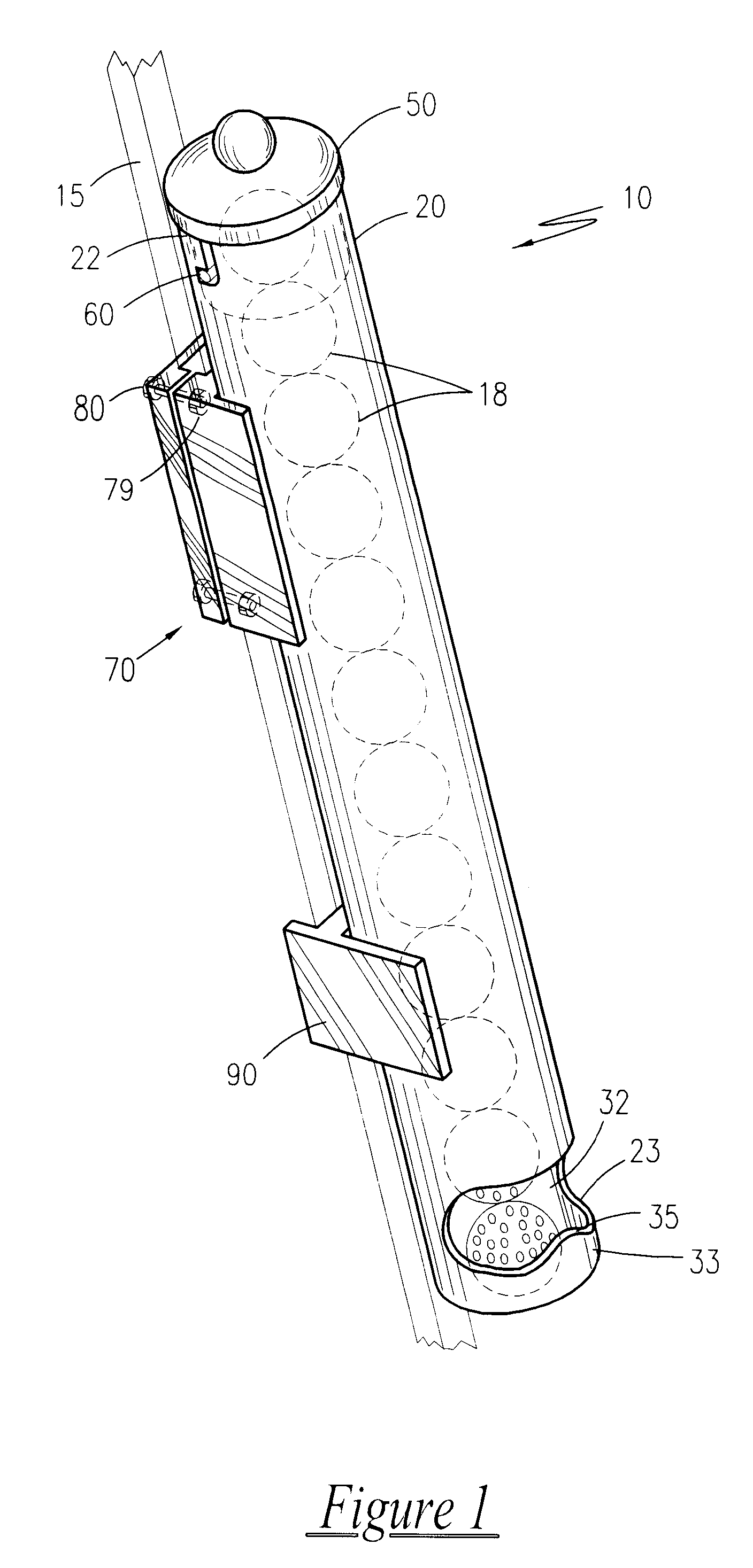 Portable golf ball storage, dispensing and display apparatus