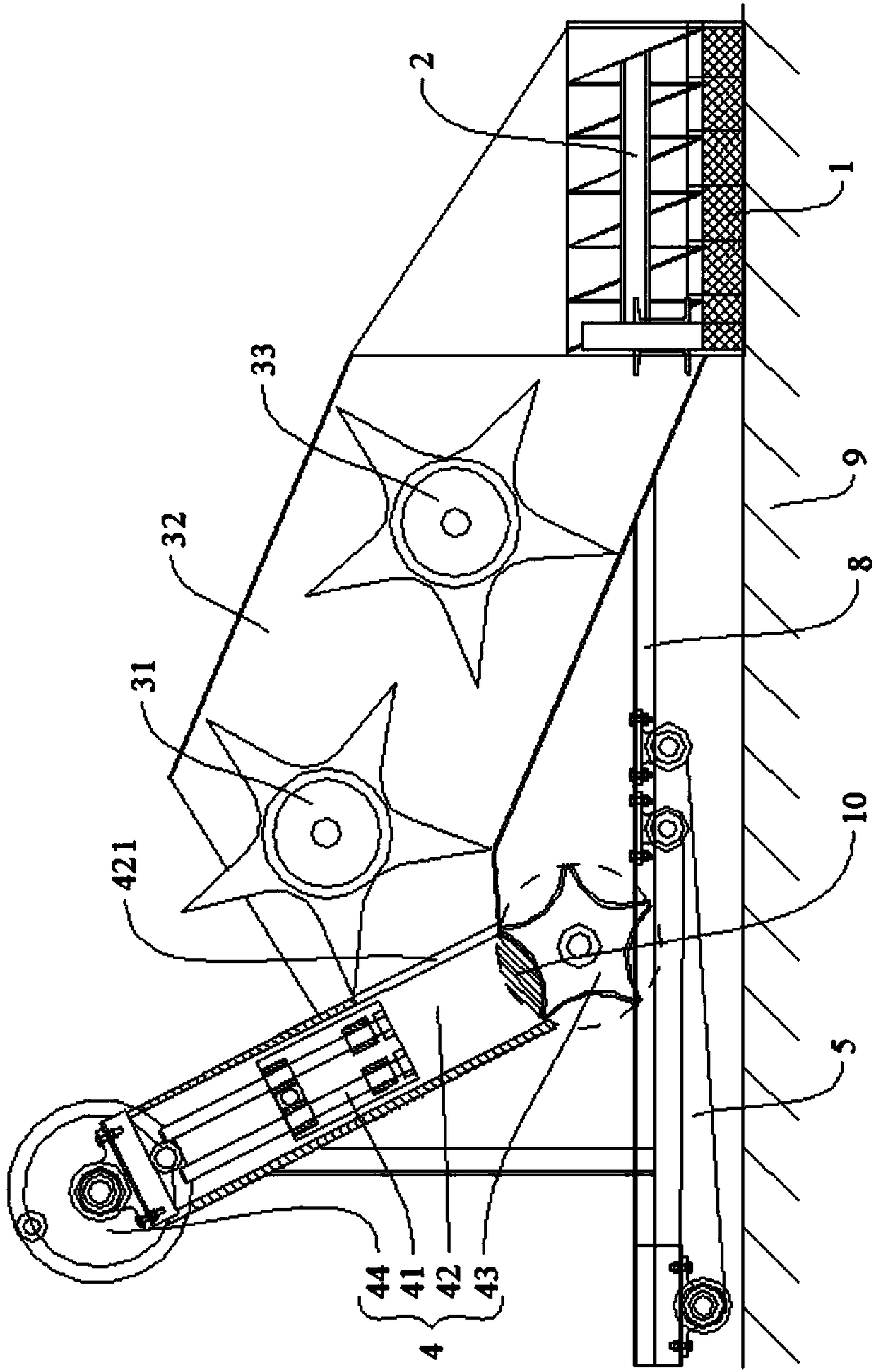 Snow cleaning compaction forming output machine