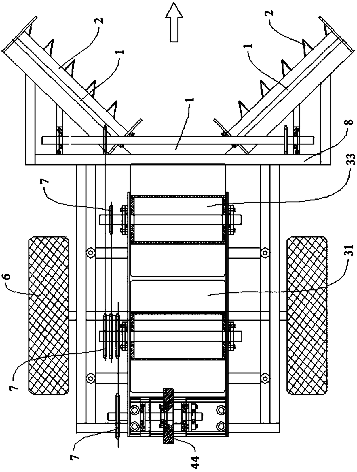 Snow cleaning compaction forming output machine