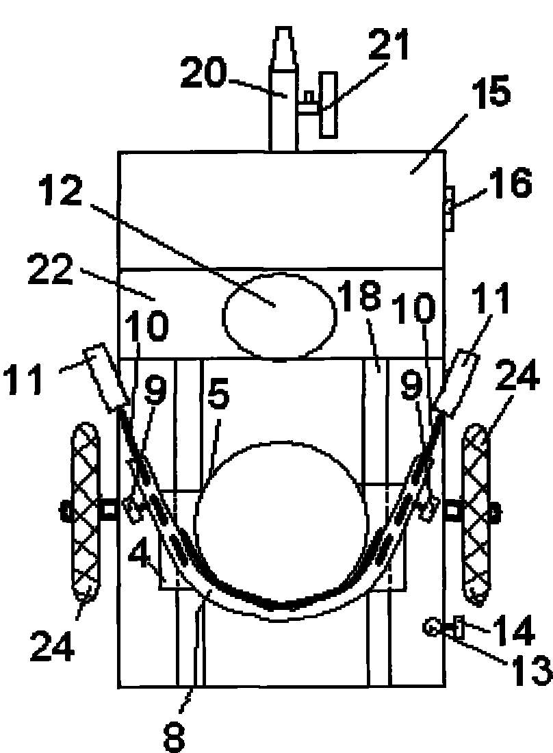 Multifunctional cart for patients with high paraplegia