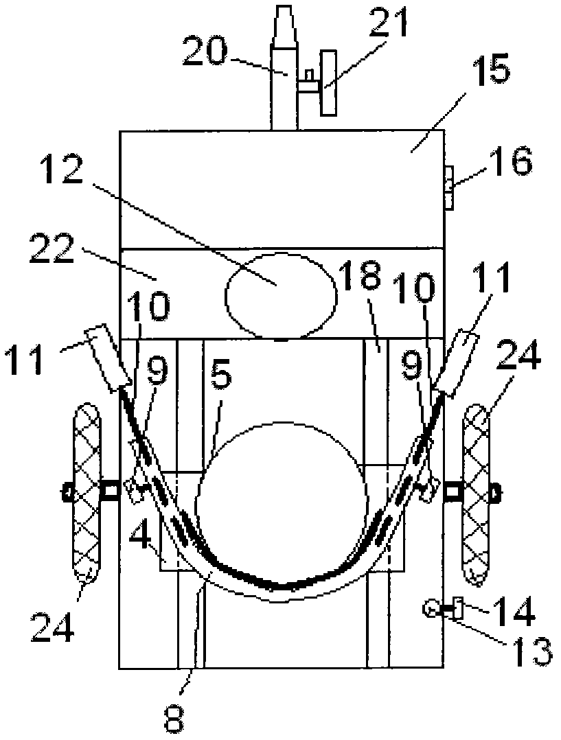 Multifunctional cart for patients with high paraplegia