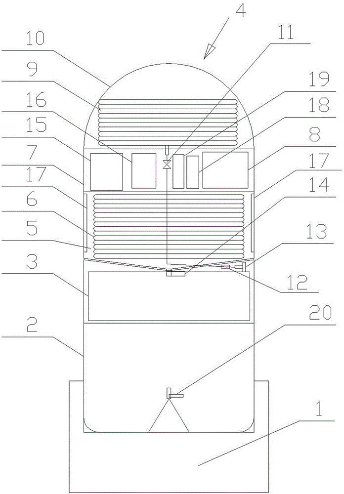 An accident location device