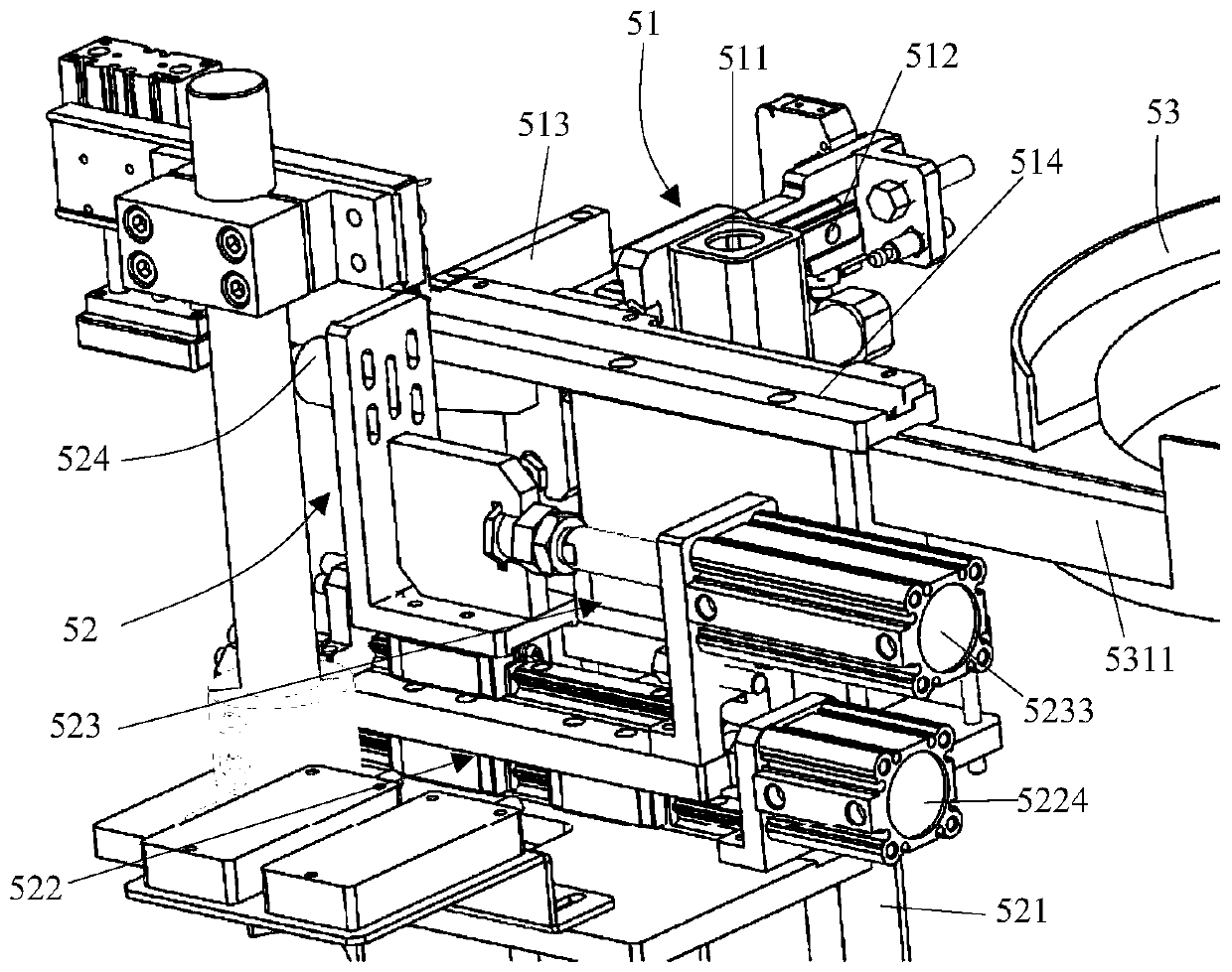 A spring feeding device