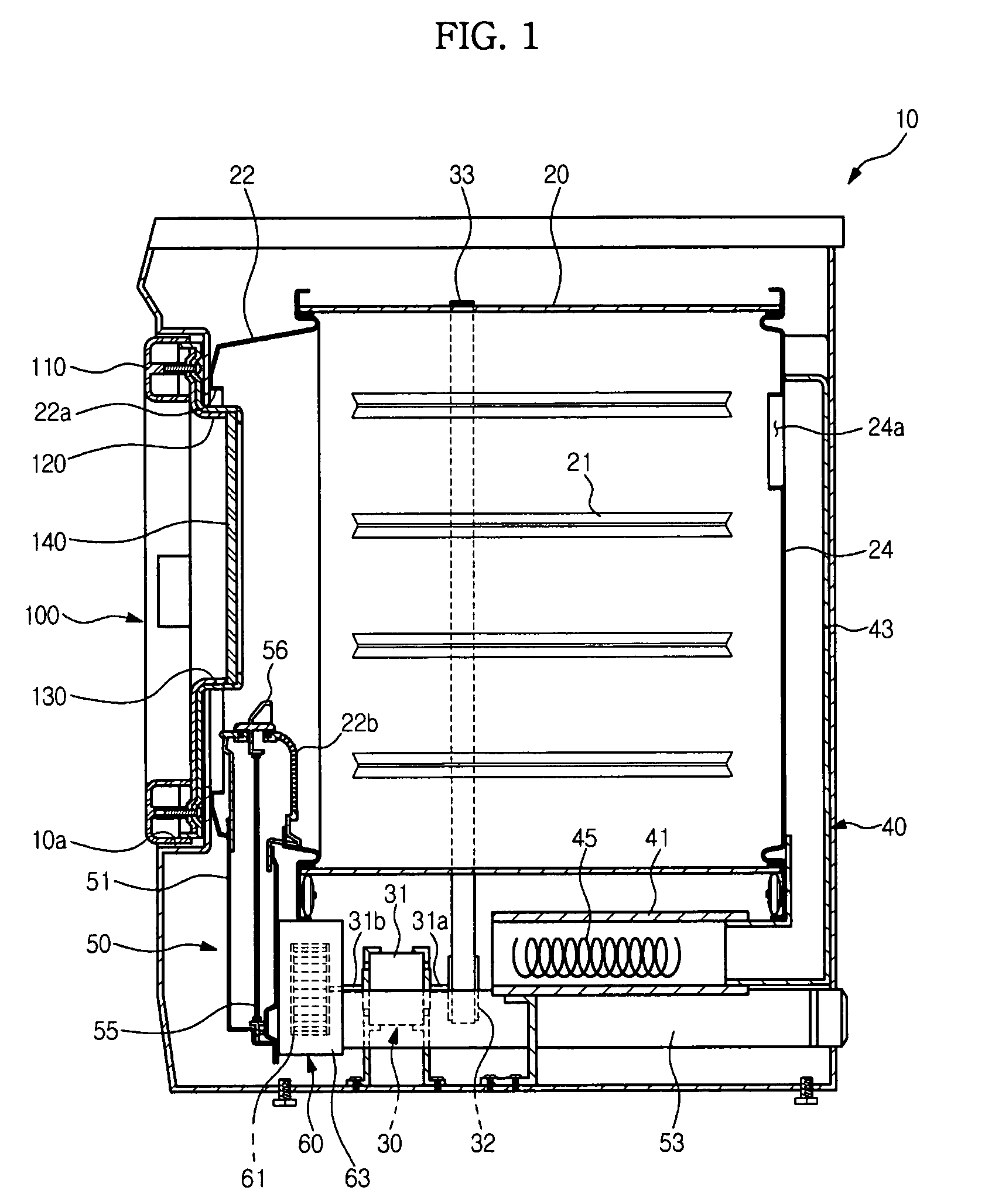 Clothes dryer and door thereof