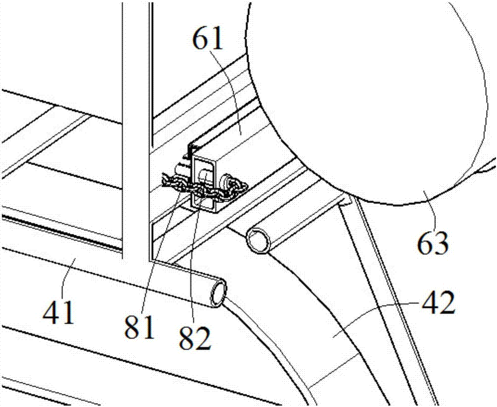 A fire extinguishing device based on an unmanned aerial vehicle