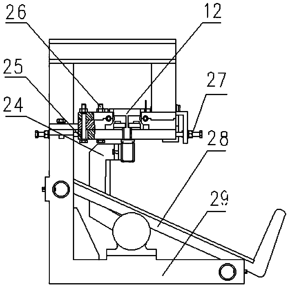 On-line servo cutting-to-length device for large-diameter PC steel bars