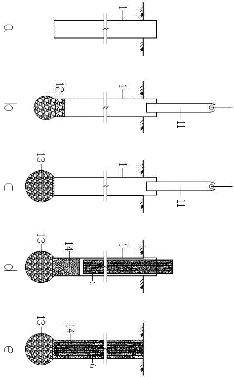 Prefabrication method of concrete pile and its construction method