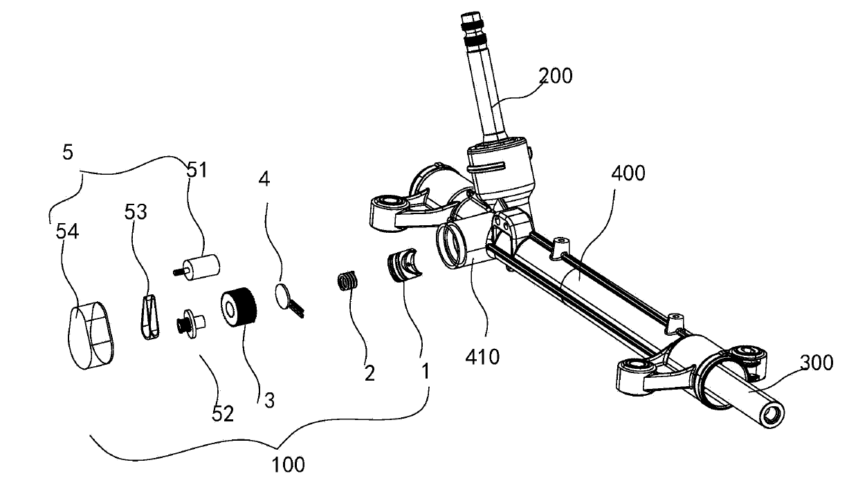 Steering gear, clearance adjusting mechanism of steering gear and vehicle