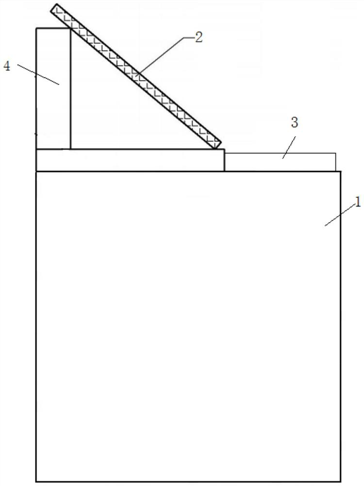 A device for solar power generation and dew collection and utilization in a coastal desert