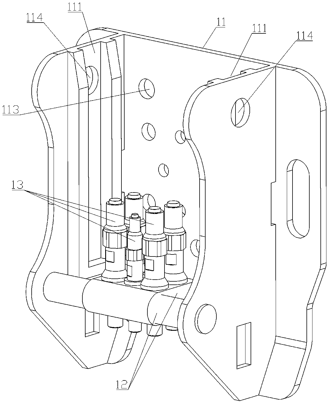 Rapid connecting and replacing device and method for robot end effector