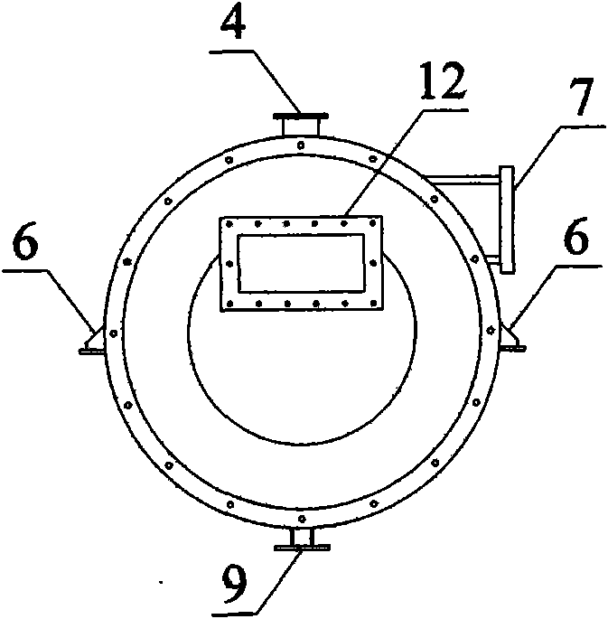 Row tube type normal-pressure coal economizer