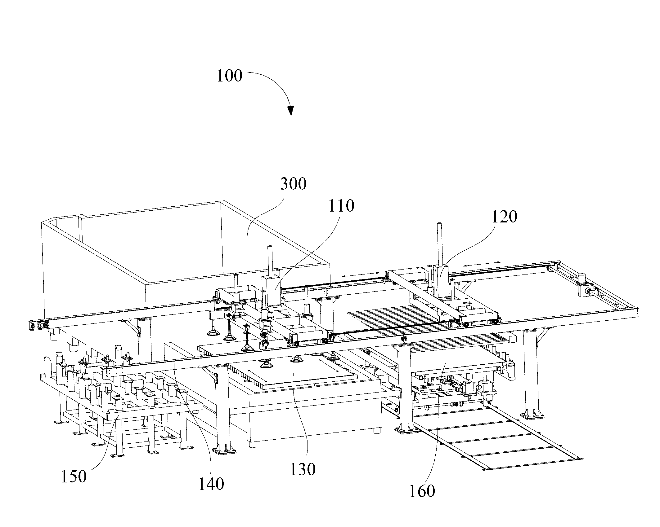 Laser cutter standalone automatic feeding and discharging device and laser cutter standalone automatic feeding and discharging method