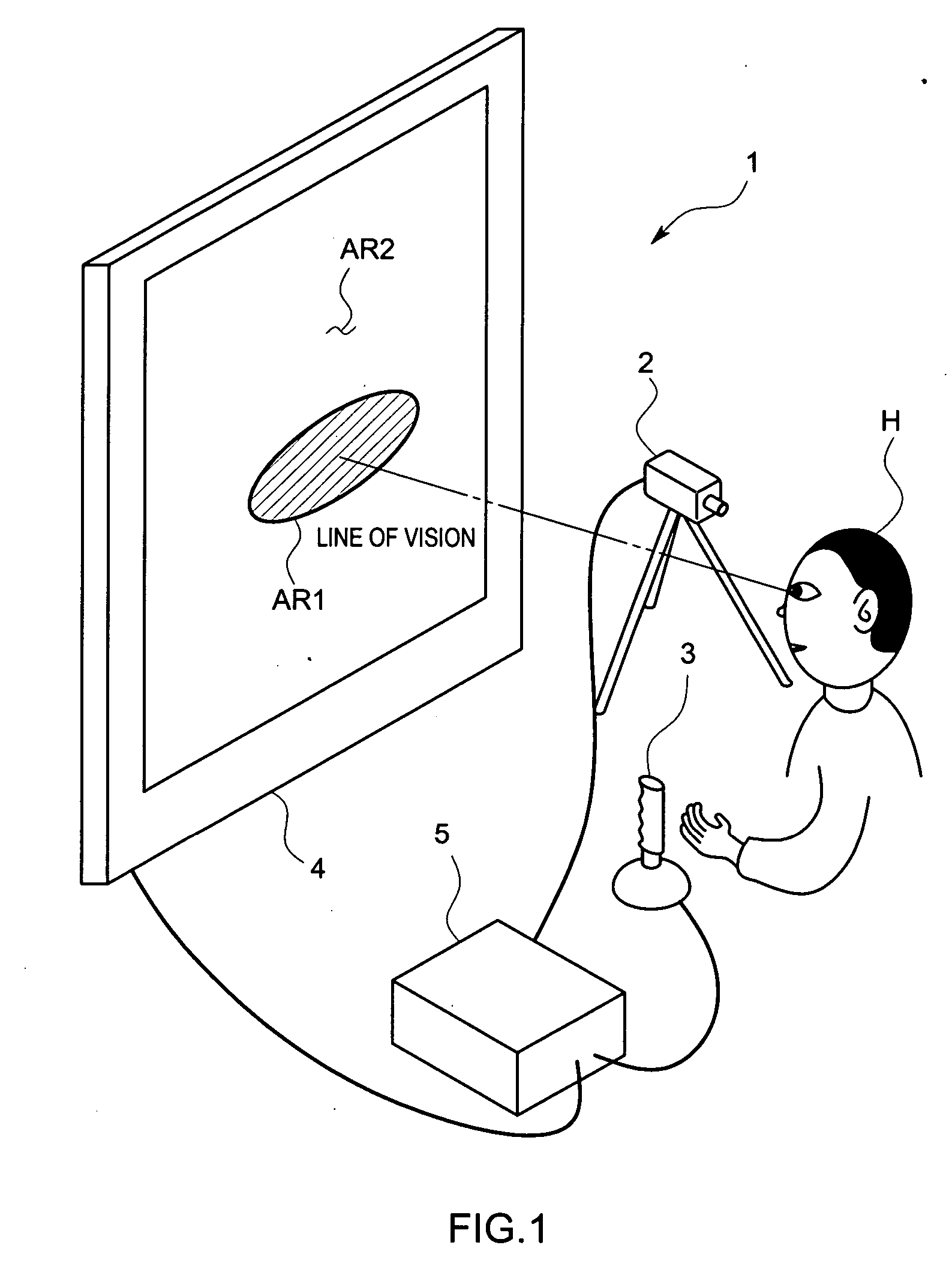 Visual training device and visual training method